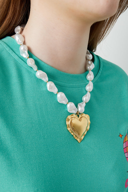 Collar de perlas de amor