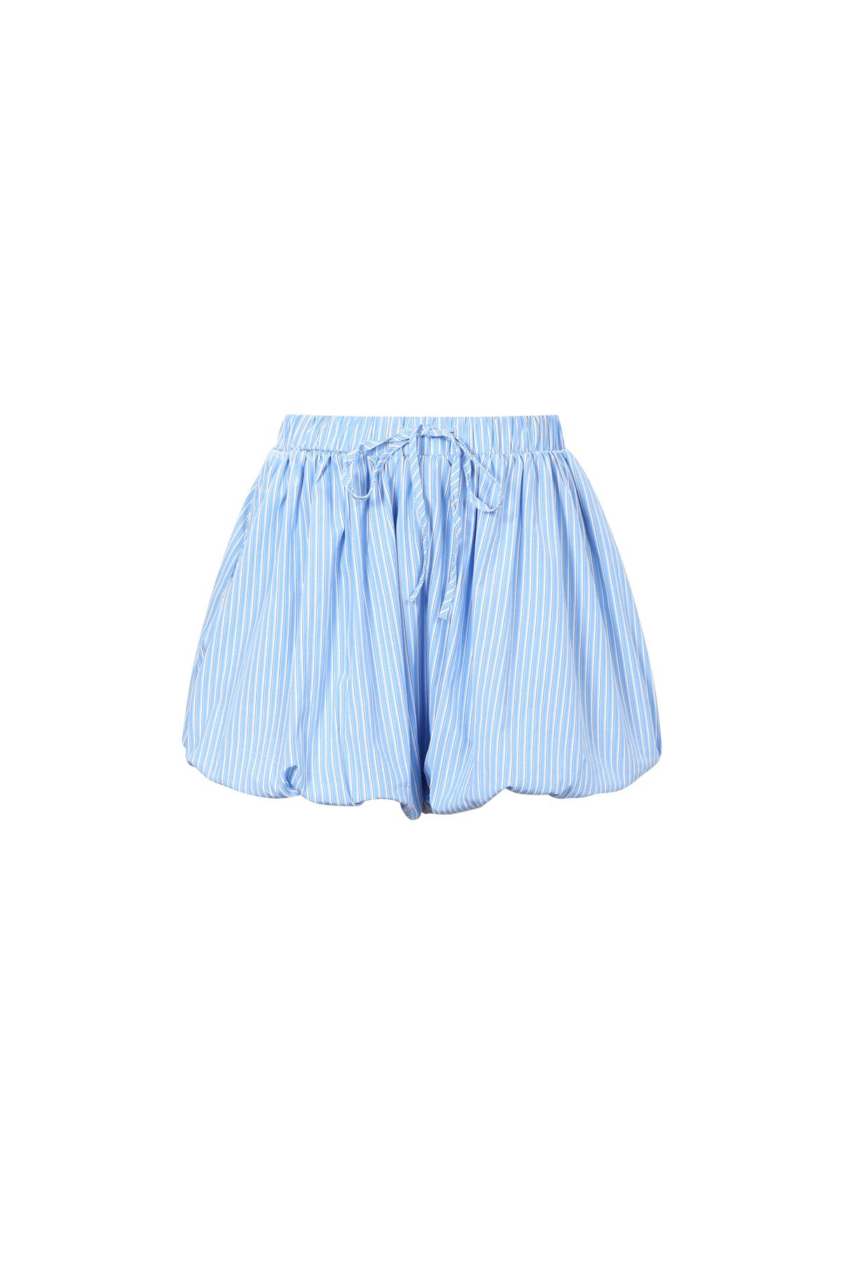 Woven Cotton Shorts Mujer Casual Stripes