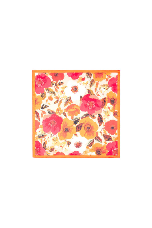 Bufandas de verano con estampado floral, de poliéster, ideales para vacaciones o la playa.