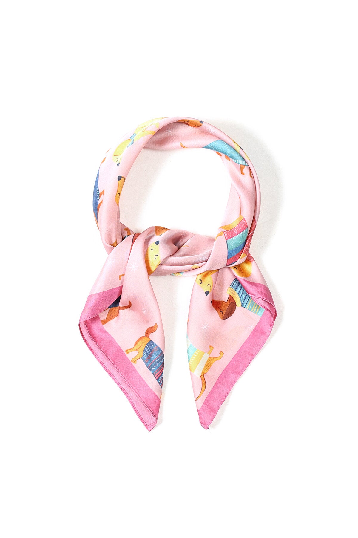 Bufandas de verano con estampado animal, estilo casual, de poliéster, accesorios diarios