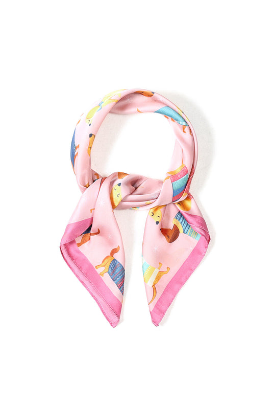 Bufandas de verano con estampado animal, estilo casual, de poliéster, accesorios diarios