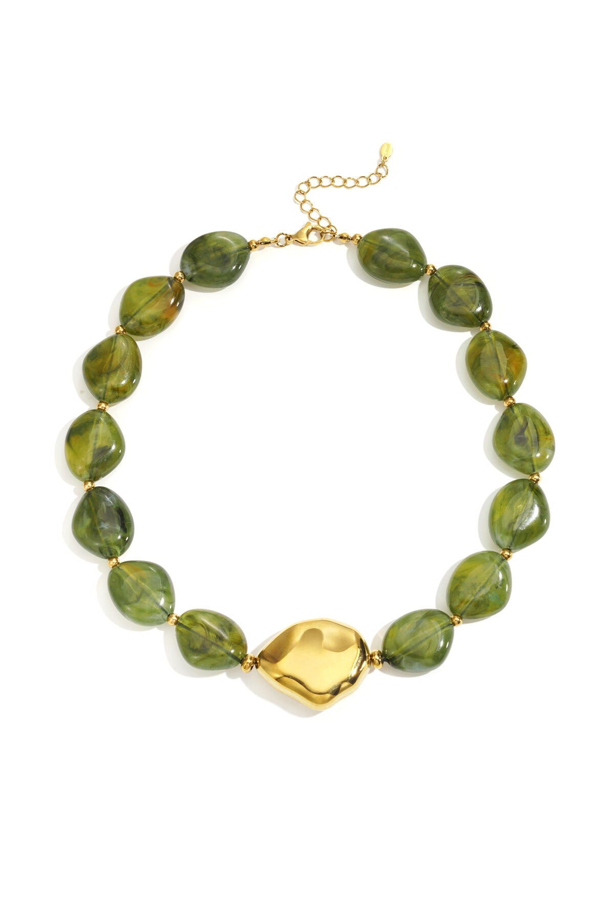 Collares de cuentas acrílicas para uso diario informal-19mm*23mm