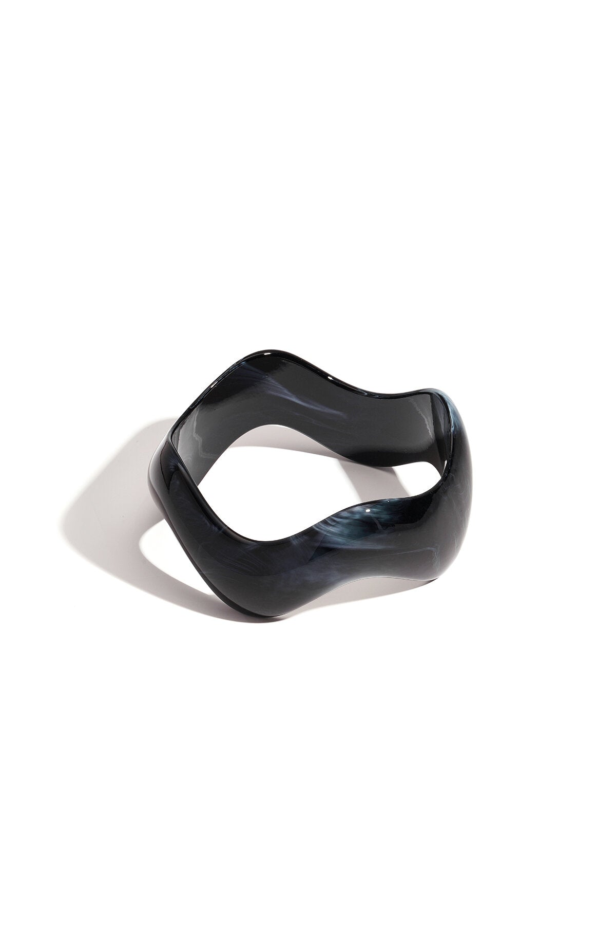 Brazaletes de acrílico de forma irregular, serie casual, diaria y sencilla, joyería para mujer.