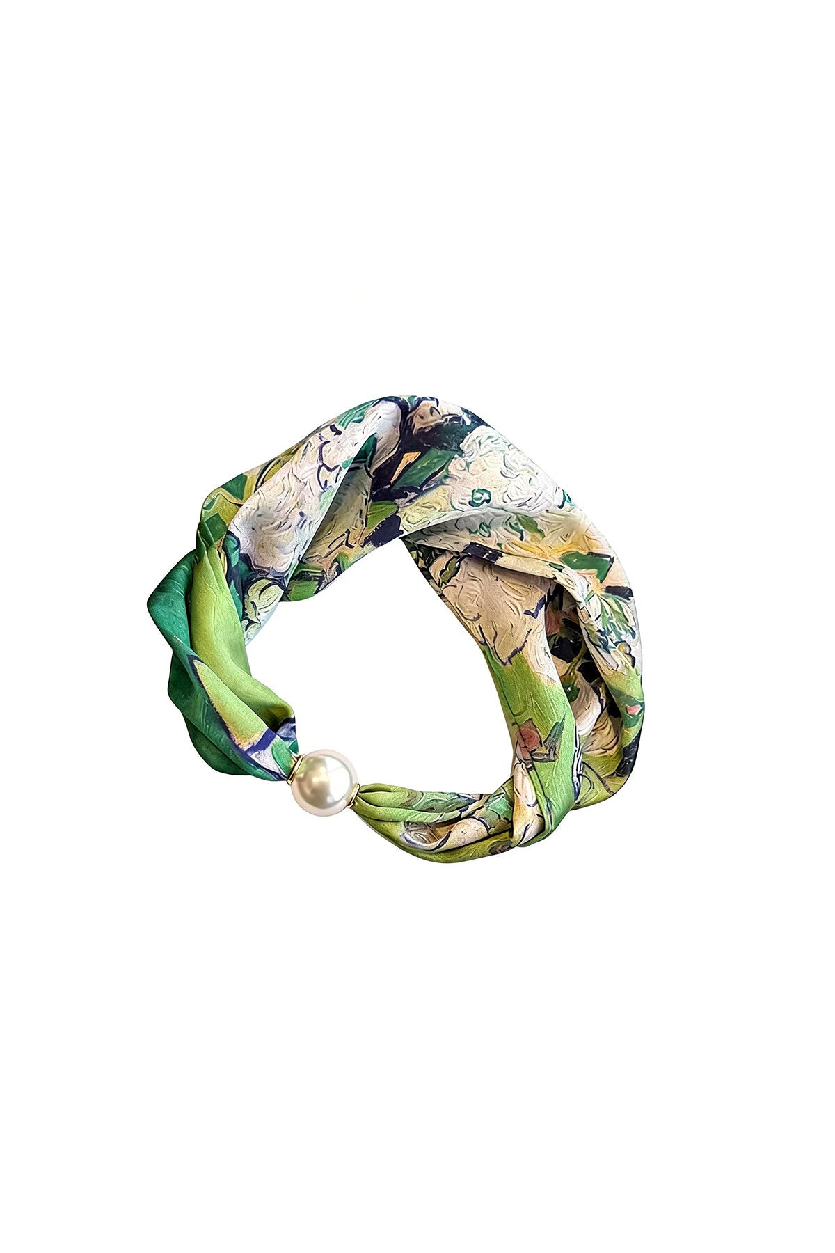Bufandas de verano con estampado floral, de poliéster, informales y para uso diario.
