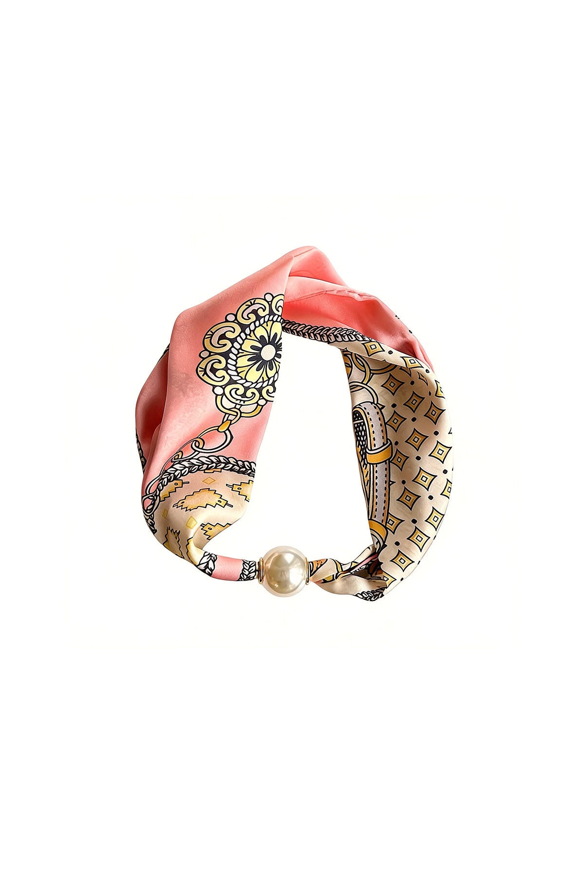 Bufandas de verano con estampado floral, estilo casual, de poliéster, accesorios para el día a día.