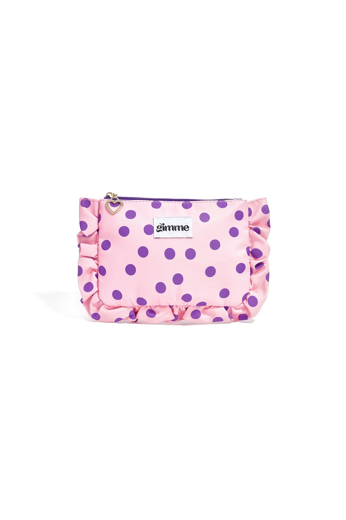 Bolsas de maquillaje de lunares, informales, de poliéster, para accesorios diarios.