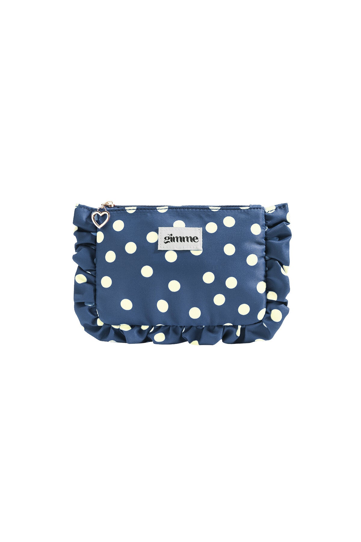 Bolsas de maquillaje de lunares, informales, de poliéster, para accesorios diarios.