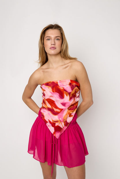 Conjunto de moda multiproducto tropical