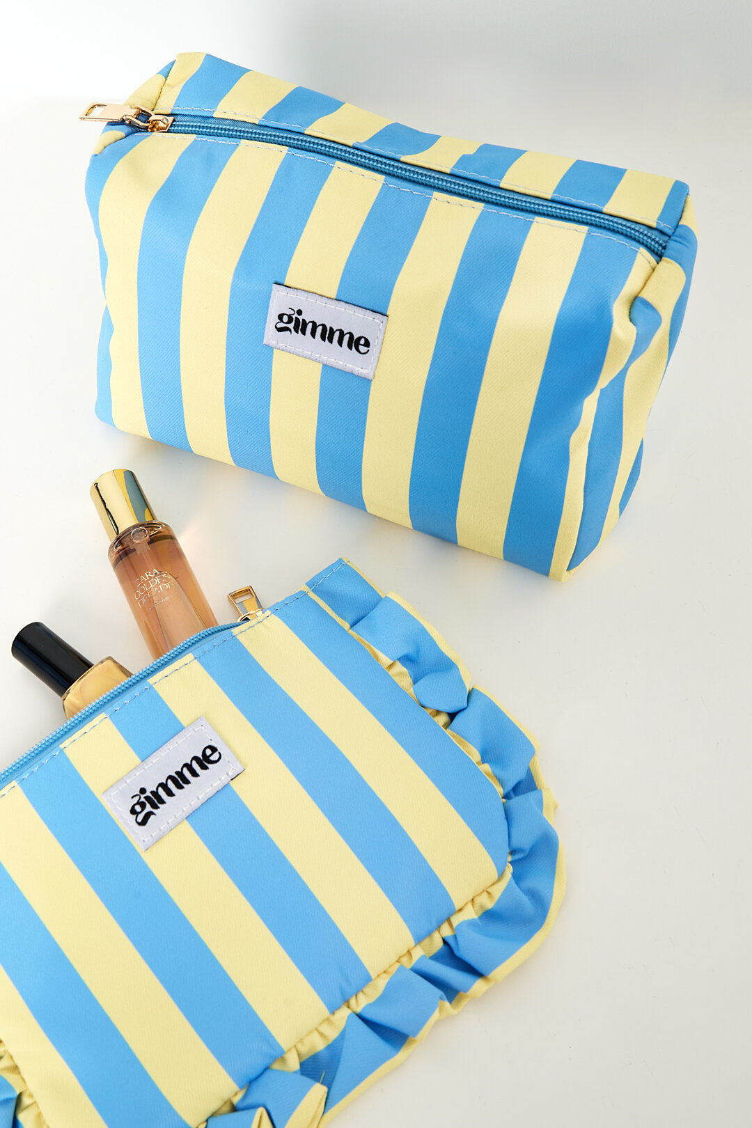 Bolsas de maquillaje con tiras de poliéster informales para accesorios diarios