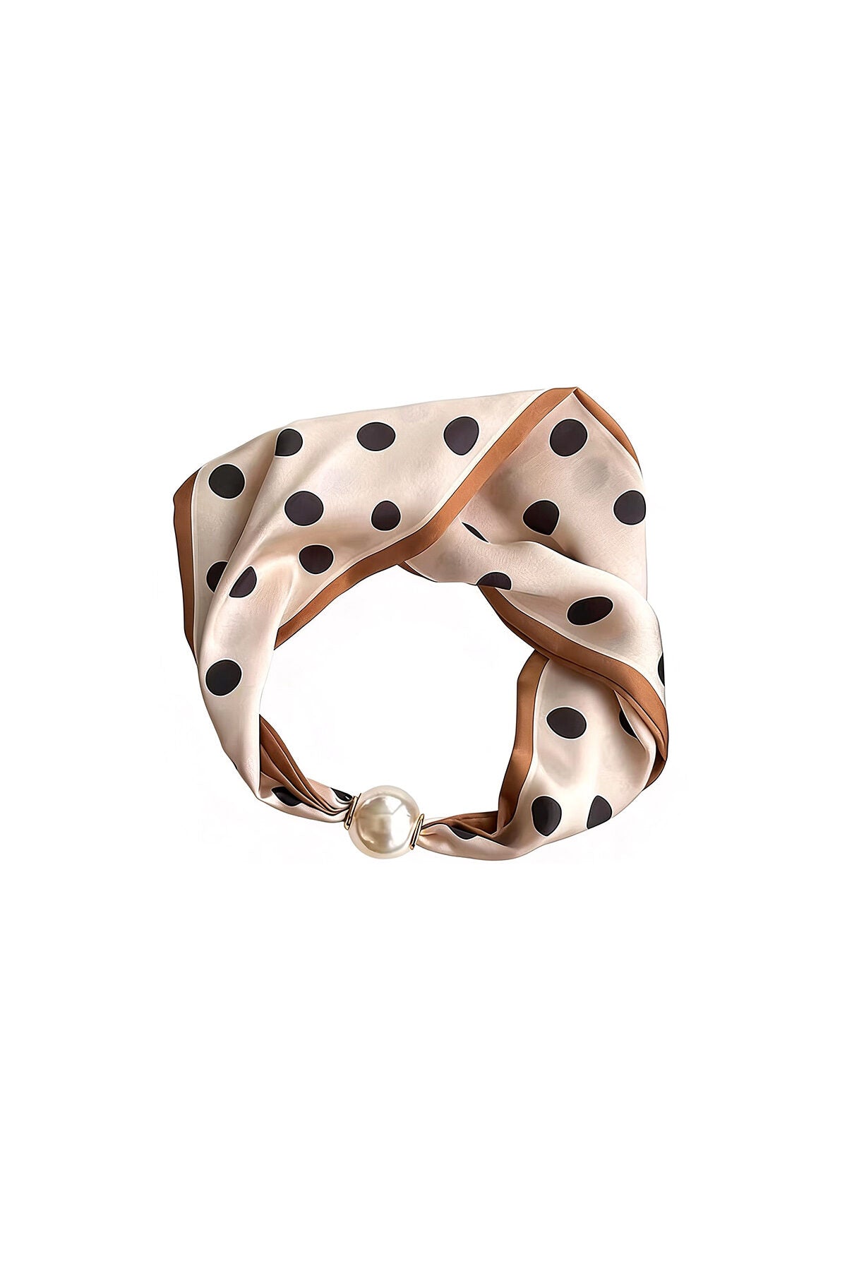 Bufandas de verano con lunares, estilo casual, de poliéster, accesorios para el día a día.