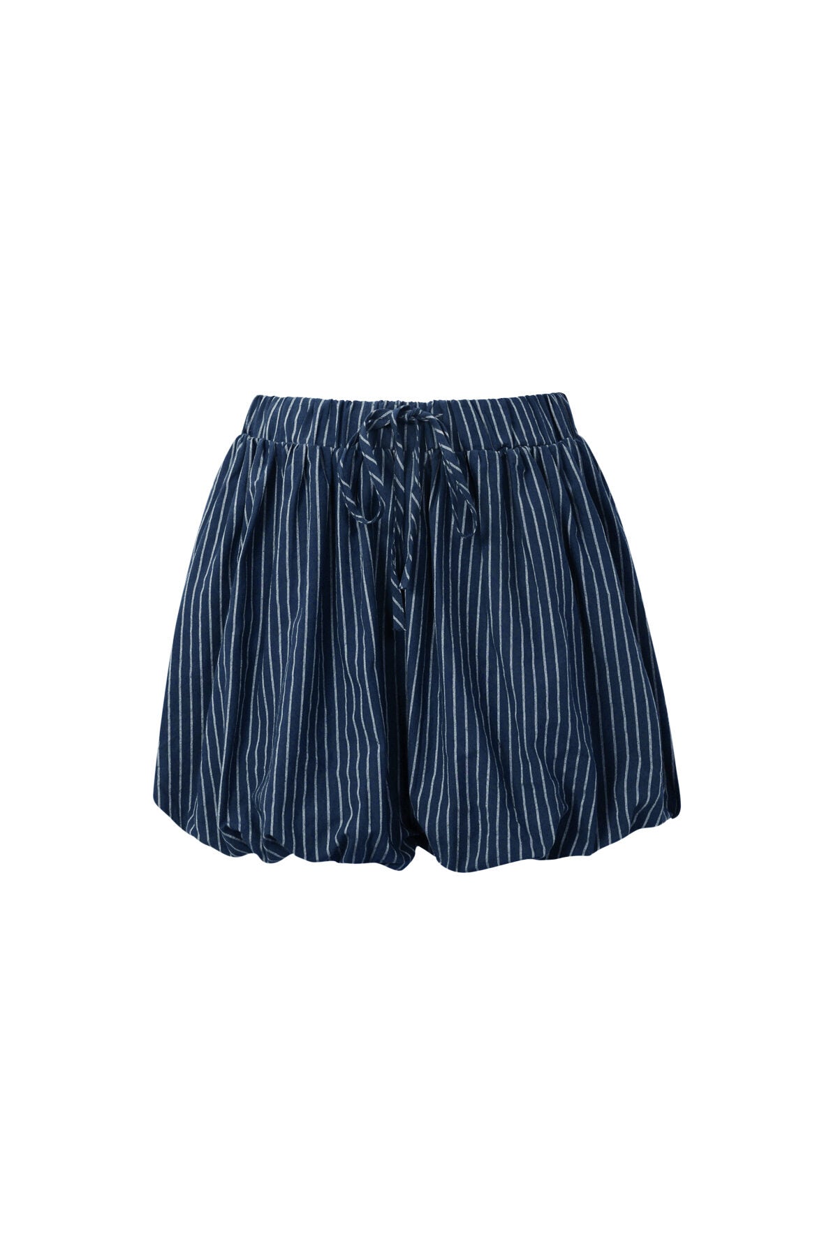 Woven Cotton Shorts Mujer Casual Stripes
