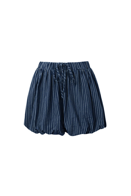 Woven Cotton Shorts Mujer Casual Stripes