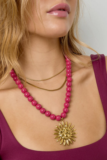 Collares de cuentas acrílicas Cuentas Serie clásica casual diaria Joyas para mujer