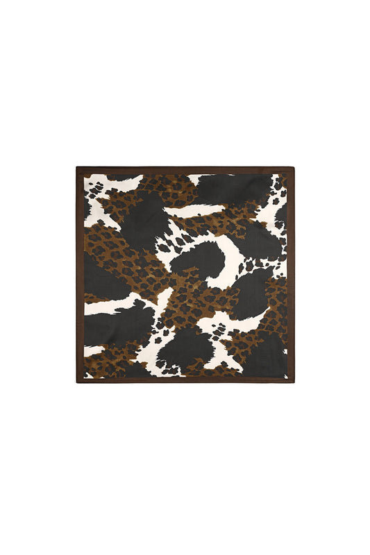 Bufandas de verano con estampado animal, estilo casual, de poliéster, accesorios para el día a día.