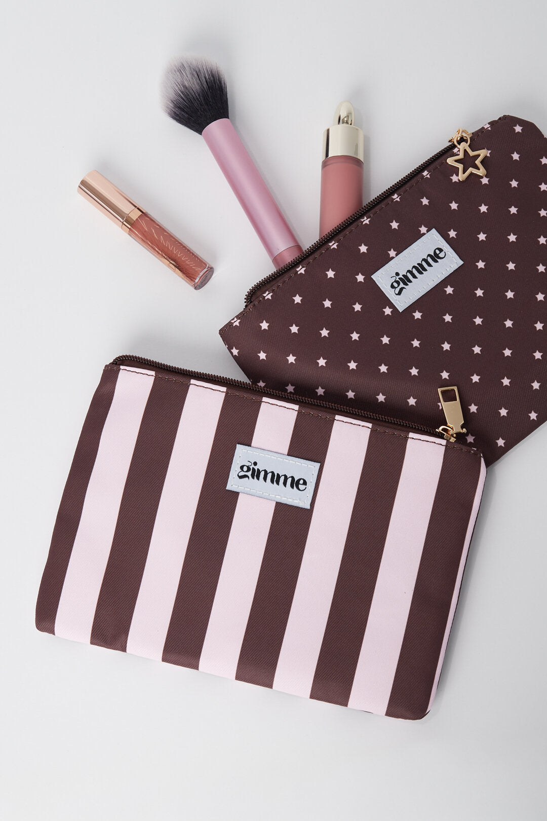 Bolsas de maquillaje con tiras de poliéster informales para accesorios diarios