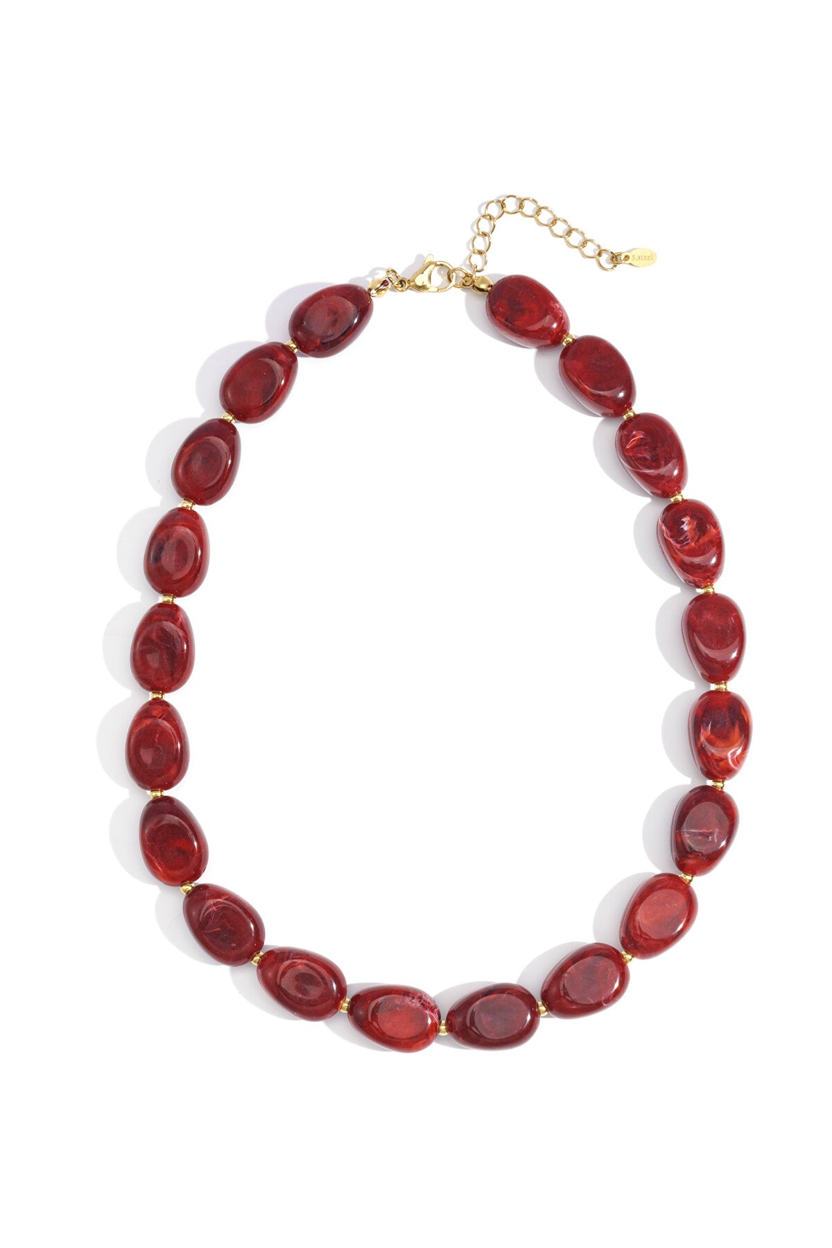 Collares de cuentas acrílicas, cuentas, casual, diario, serie simple, joyería para mujer