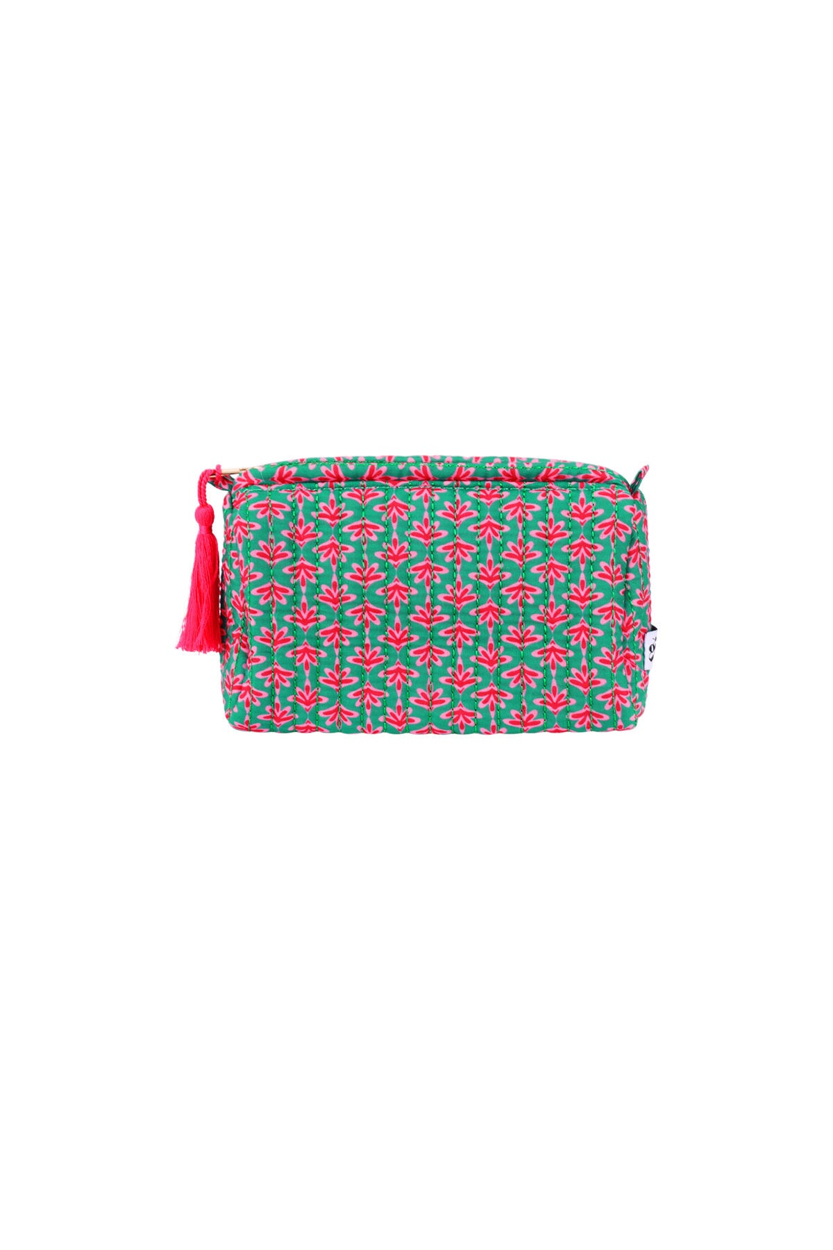 Bolsa de maquillaje floral