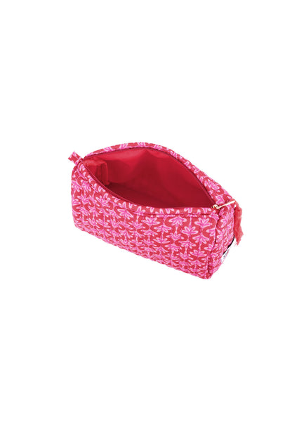 Bolsa de maquillaje floral