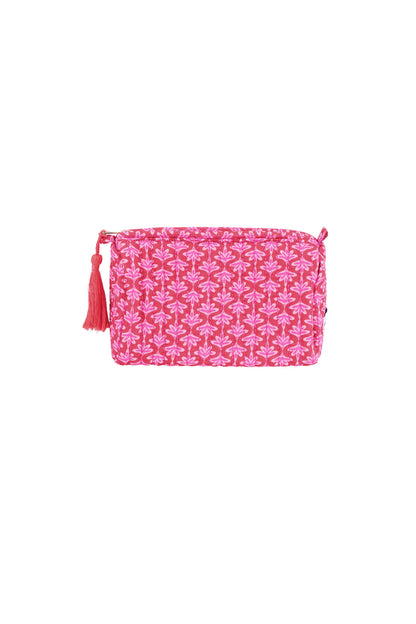 Bolsa de maquillaje floral