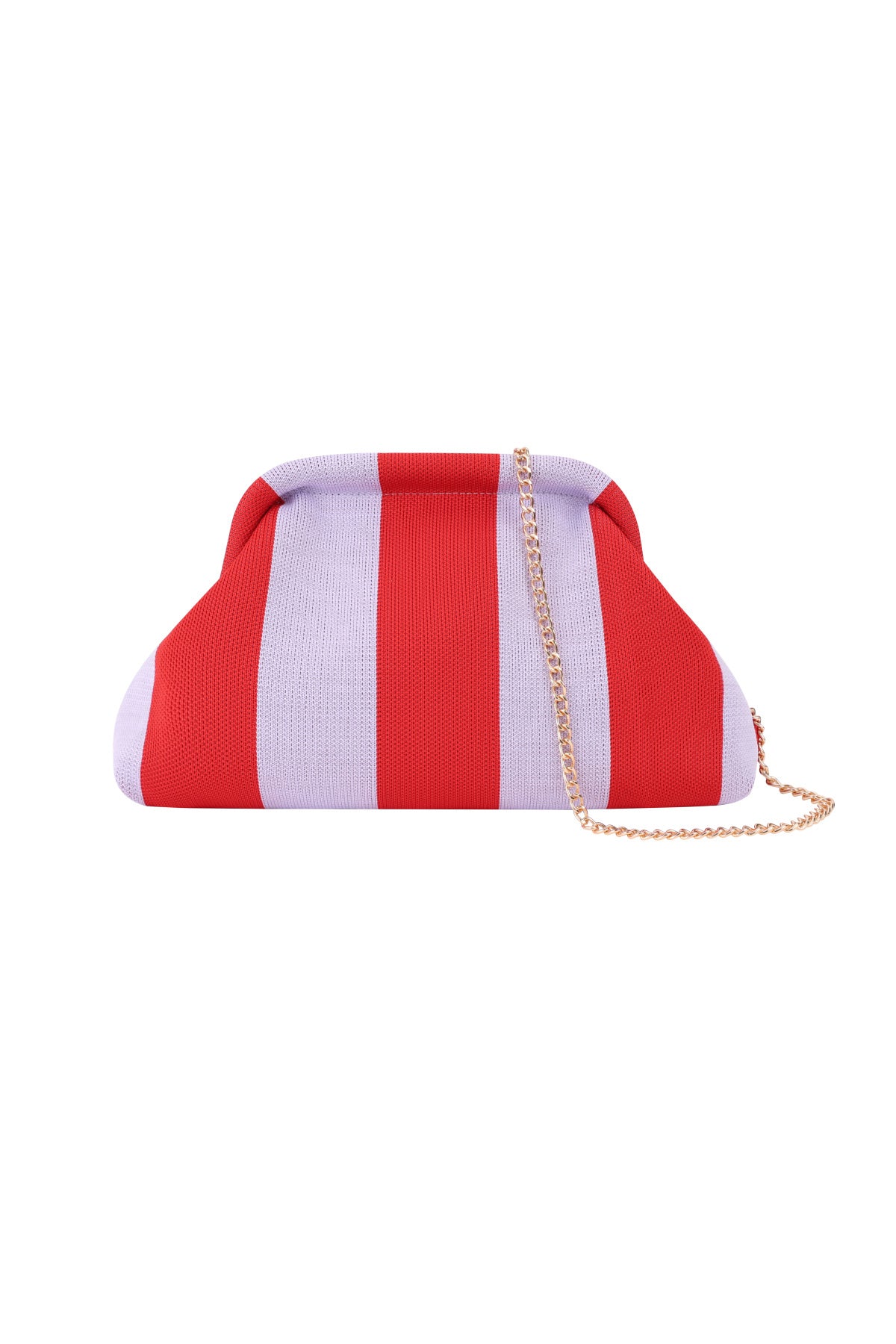 Clutch de playa a rayas