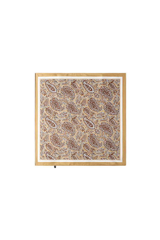 Bufandas de verano con estampado paisley, de poliéster, informales, para uso diario.