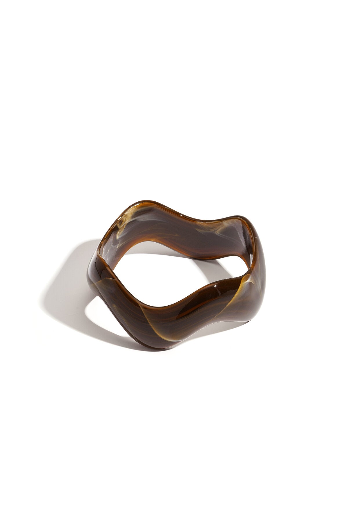 Brazaletes de acrílico de forma irregular, serie casual, diaria y sencilla, joyería para mujer.