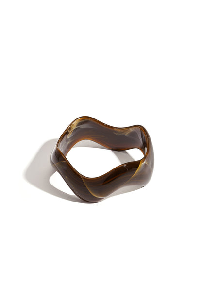 Brazaletes de acrílico de forma irregular, serie casual, diaria y sencilla, joyería para mujer.