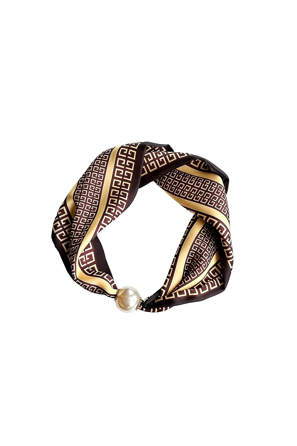 Bufandas de verano con forma geométrica, estilo retro, de poliéster, accesorios para el día a día.