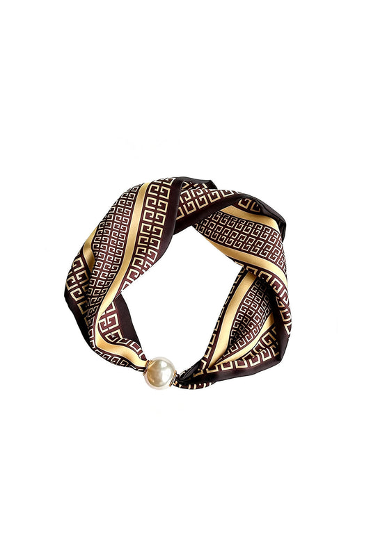 Bufandas de verano con forma geométrica, estilo retro, de poliéster, accesorios para el día a día.