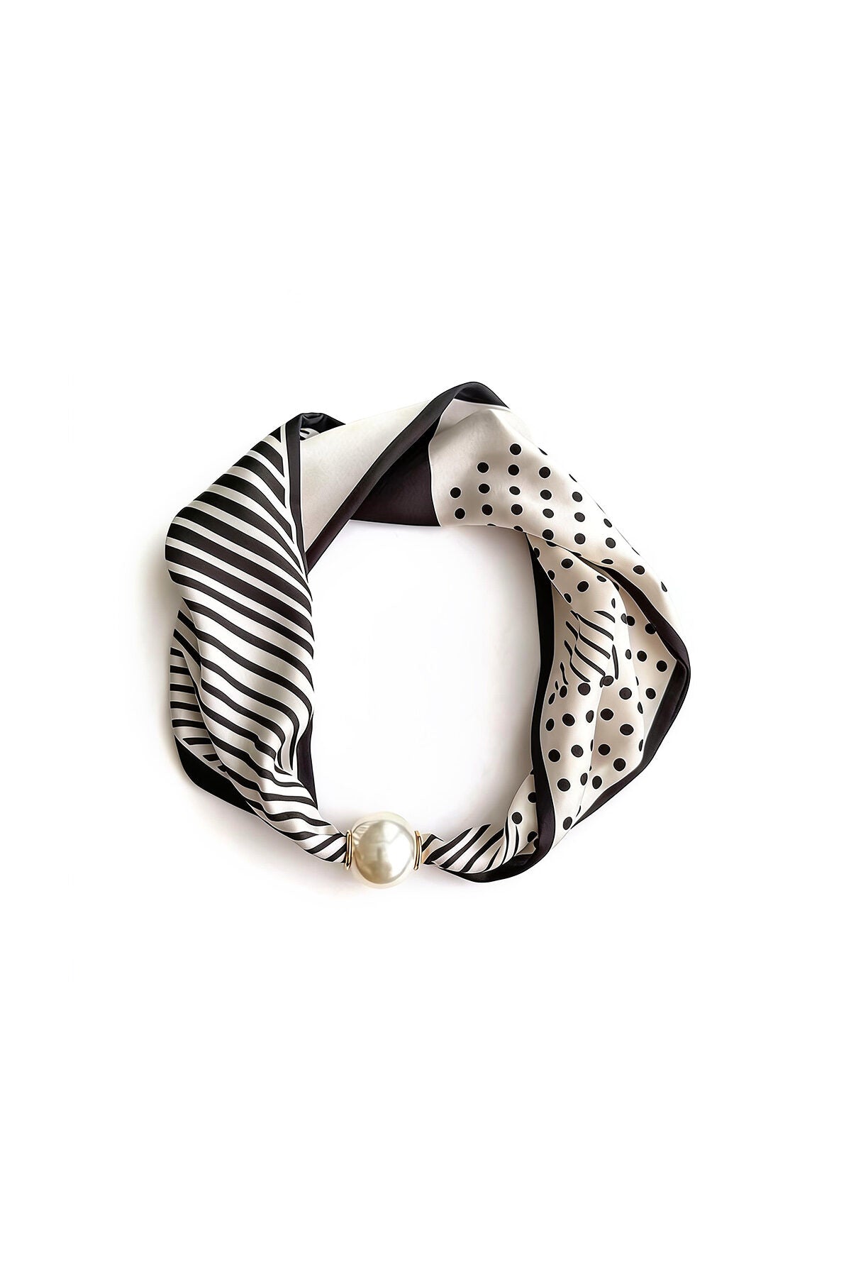 Bufandas de verano con lunares, sencillas, de poliéster, accesorios para el día a día.
