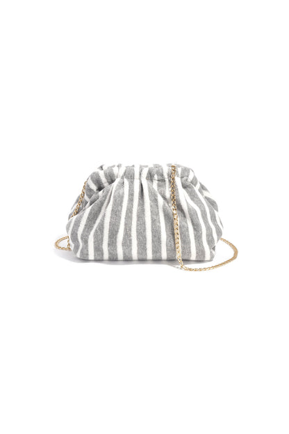 Bolsos cruzados de rayas simples de poliéster Accesorios diarios
