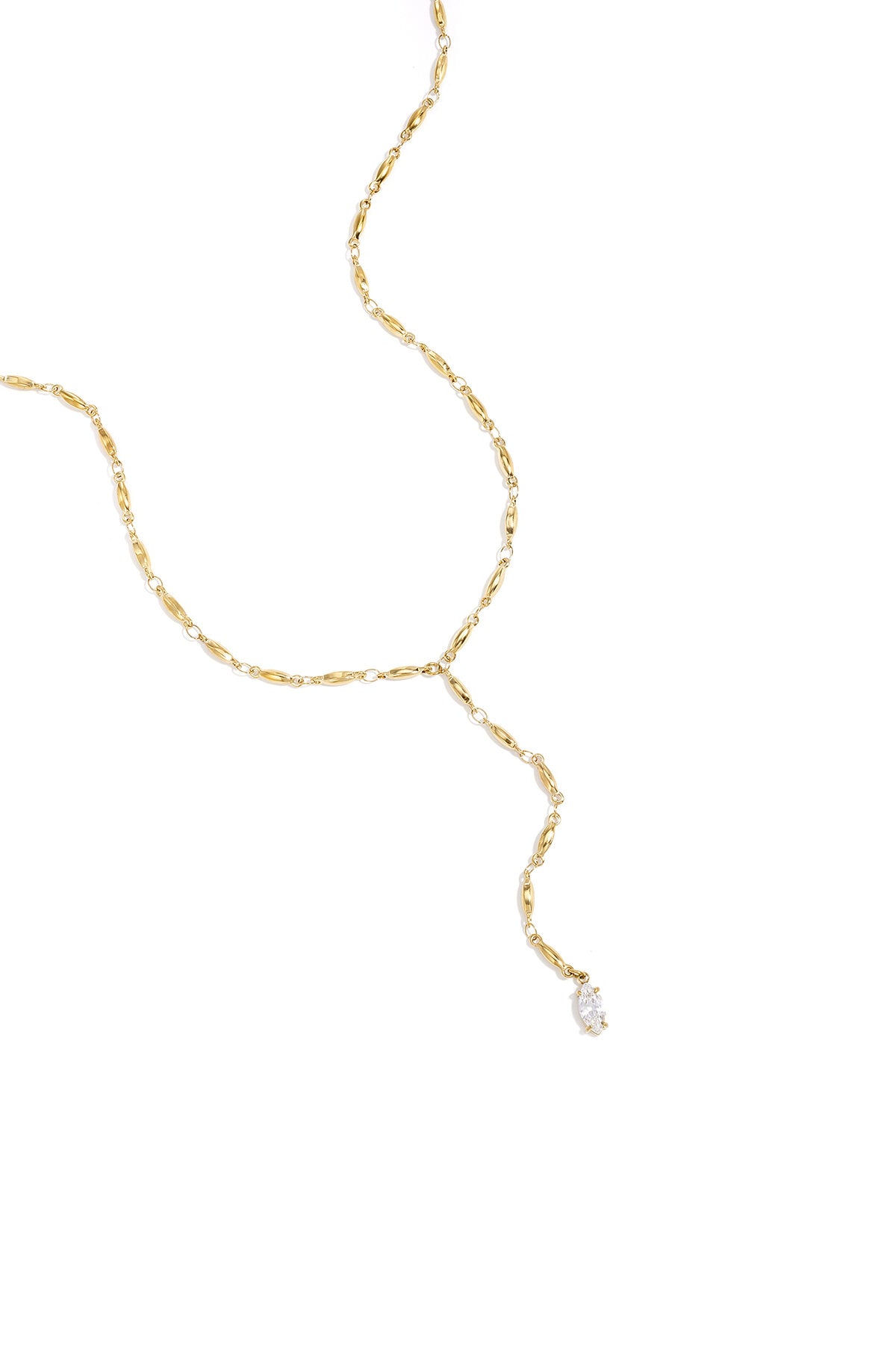 Collar con diamantes de imitación colgantes