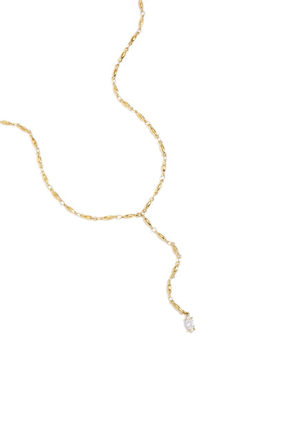 Collar con diamantes de imitación colgantes