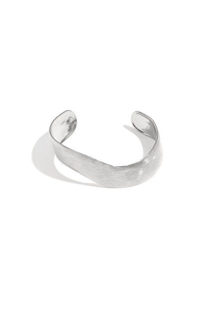 Brazaletes de acero inoxidable de forma irregular, estilo casual y sencillo para uso diario. Joyería para mujer.