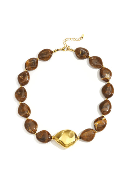 Collares de cuentas acrílicas para uso diario informal-19mm*23mm