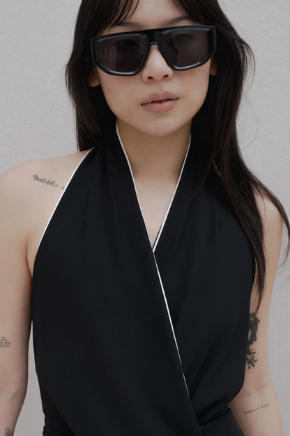 MONO HALTER NEGRO
