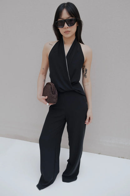 MONO HALTER NEGRO
