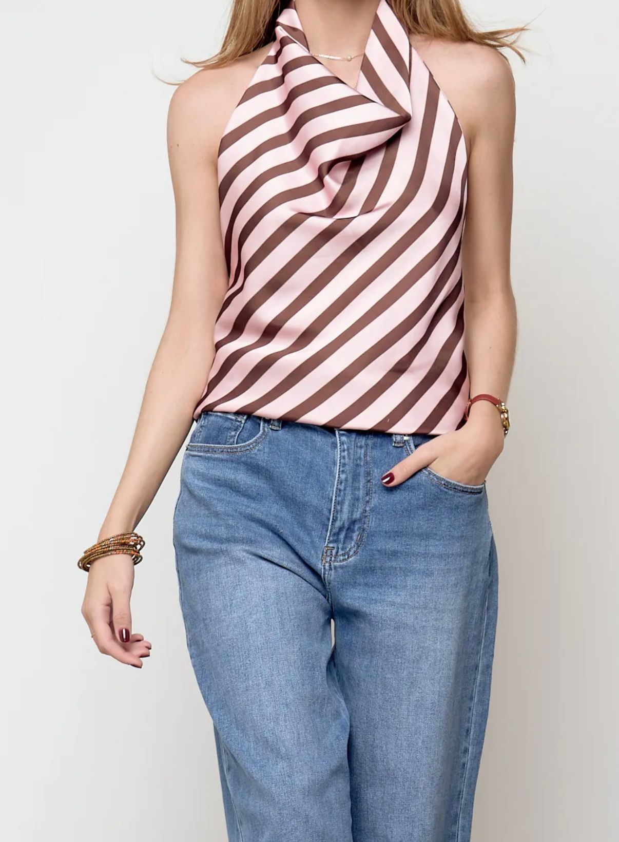 TOP HALTER RAYAS