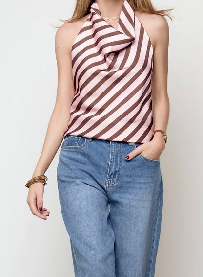 TOP HALTER RAYAS