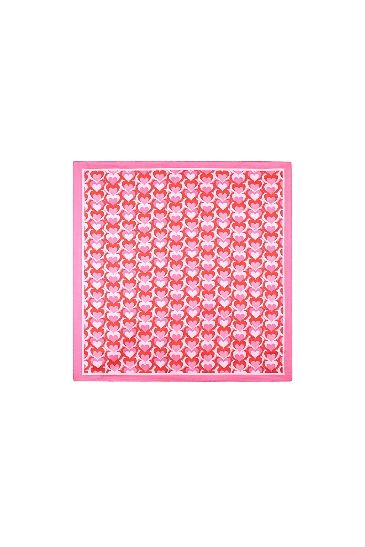 Bufandas de verano con forma de corazón, de poliéster, informales, para uso diario.