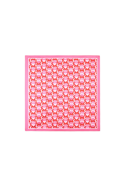 Bufandas de verano con forma de corazón, de poliéster, informales, para uso diario.
