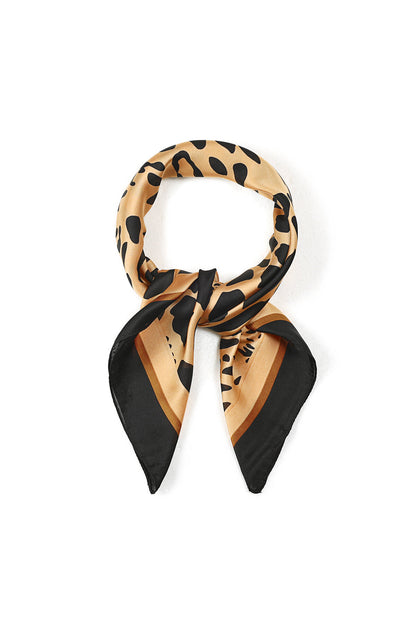 Bufandas de verano con estampado animal, estilo casual, de poliéster, accesorios para el día a día.