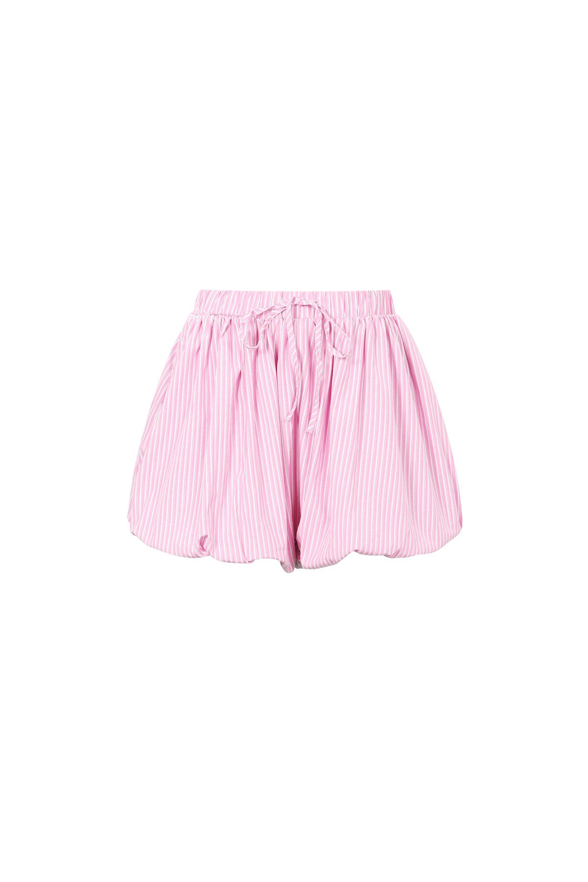 Woven Cotton Shorts Mujer Casual Stripes