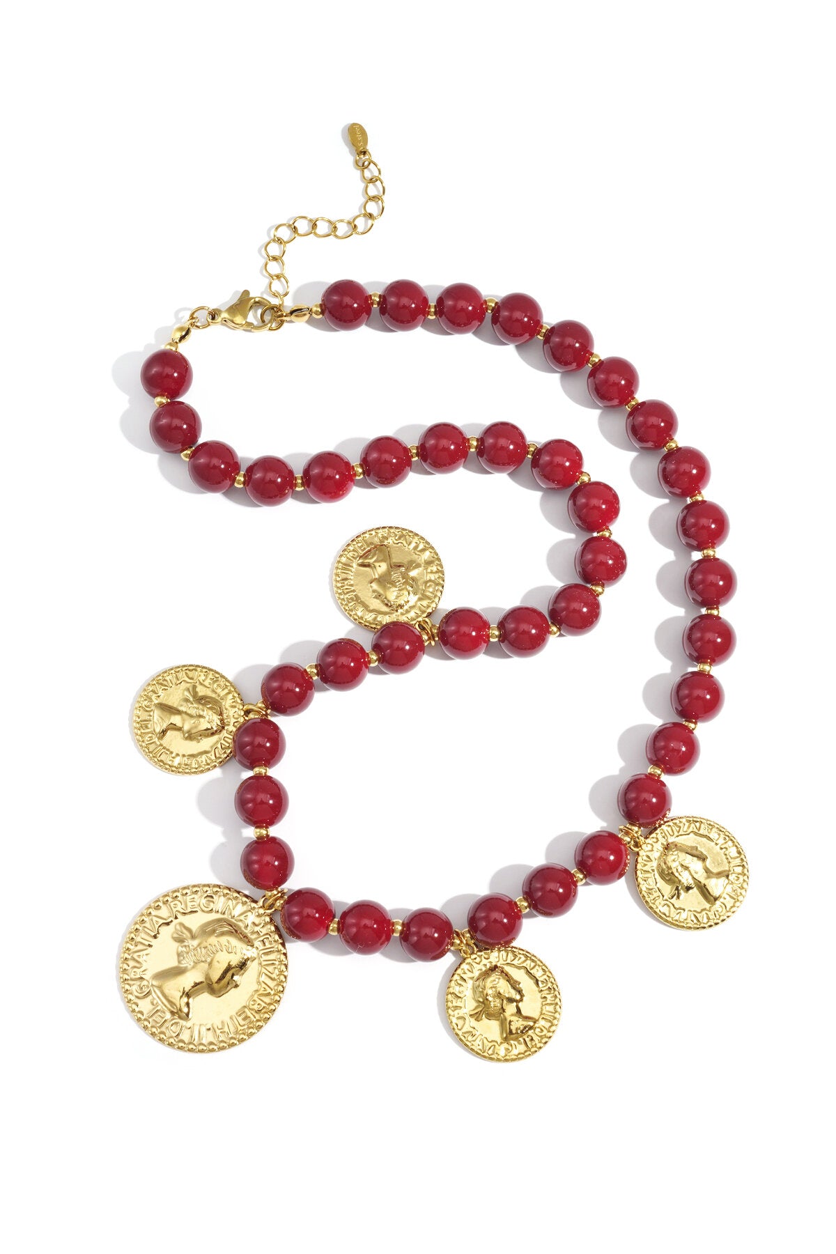 Collares de cuentas acrílicas Figura Retro Serie Clásica Diaria Joyería para mujer