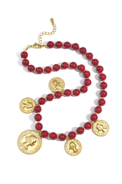 Collares de cuentas acrílicas Figura Retro Serie Clásica Diaria Joyería para mujer