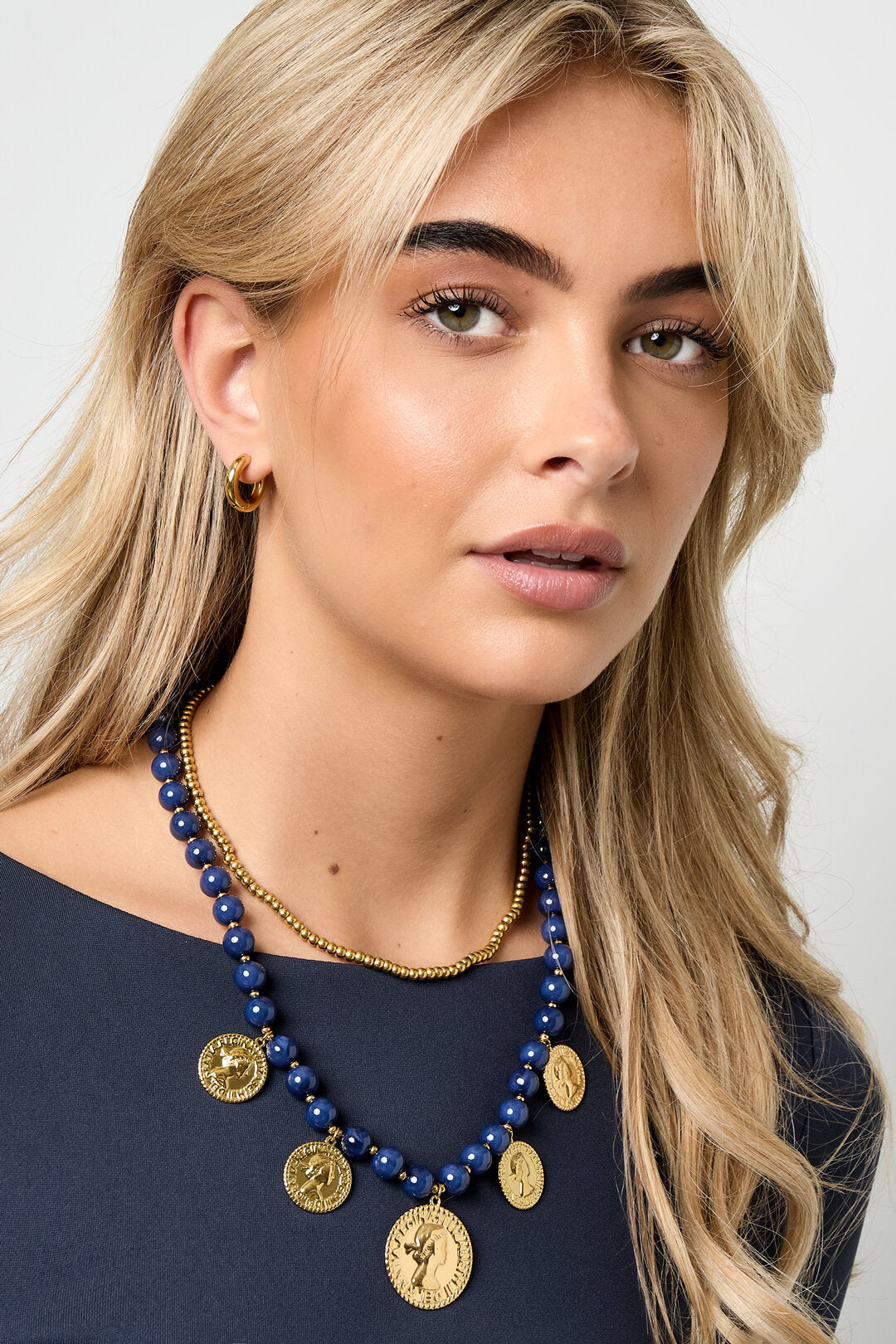 Collares de cuentas acrílicas Figura Retro Serie Clásica Diaria Joyería para mujer