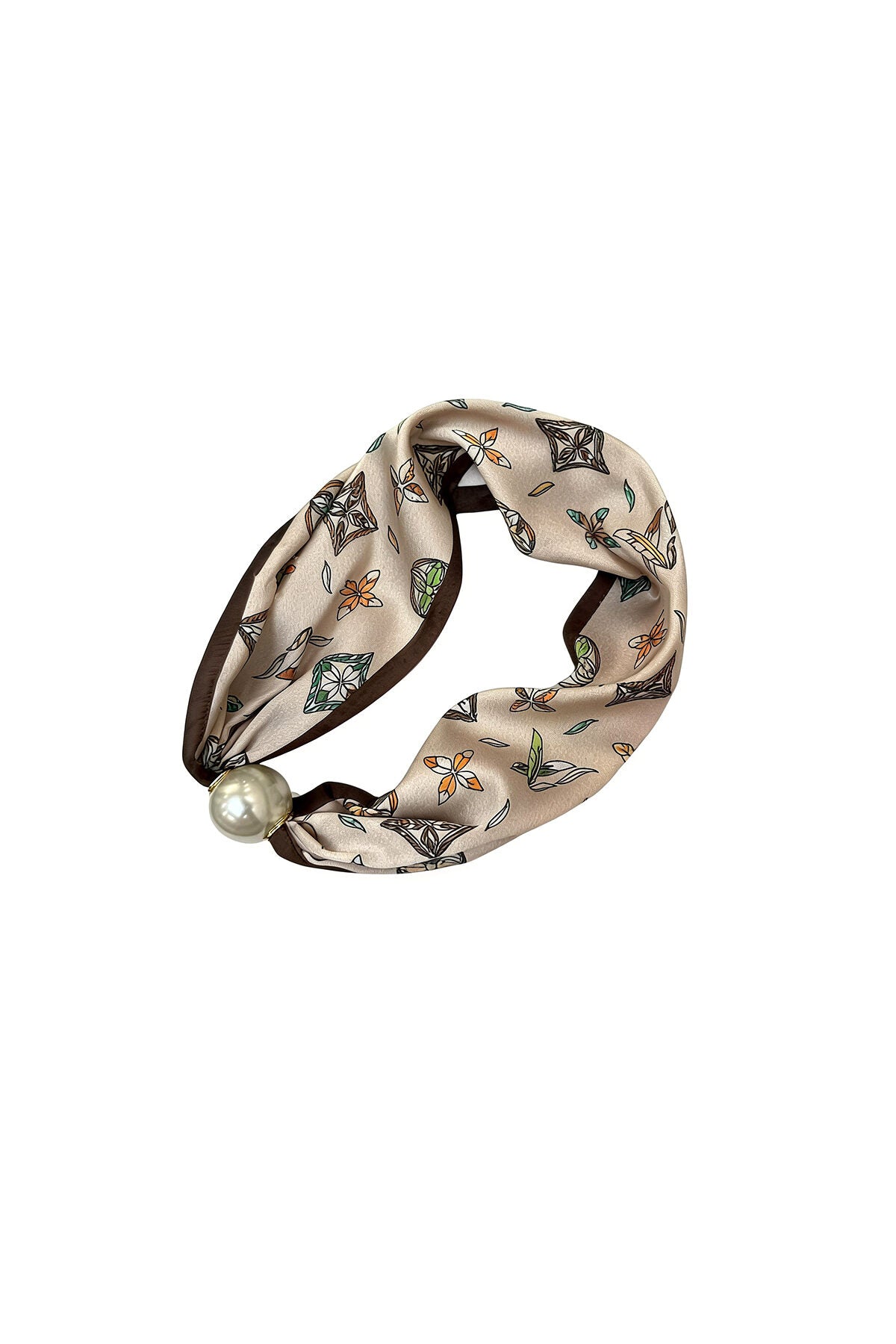Bufandas de verano con estampado floral, estilo casual, de poliéster, accesorios para el día a día.