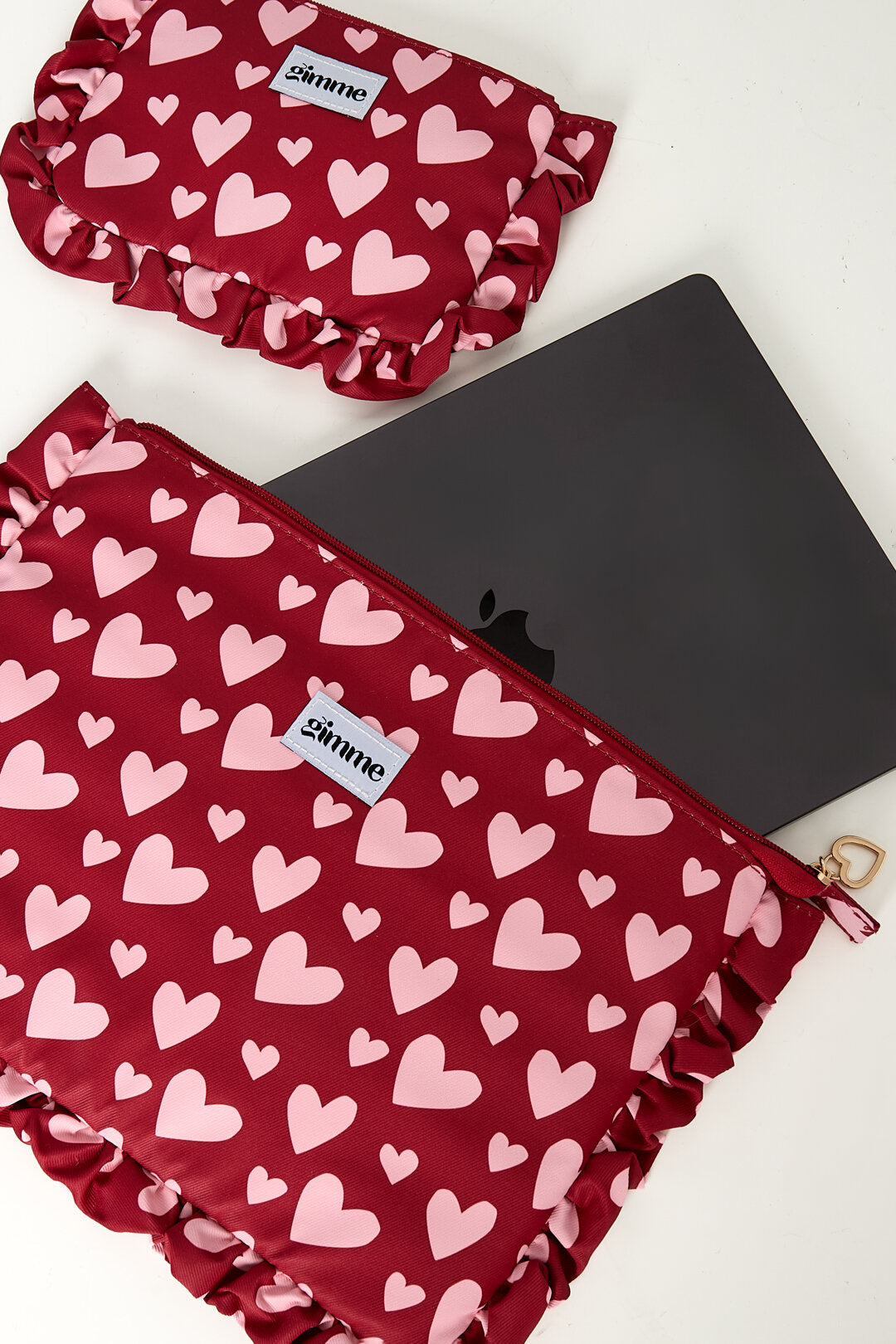 Funda para portátil con forma de corazón de 13 pulgadas