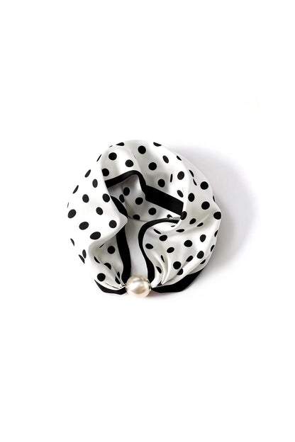 Bufandas de verano con lunares, estilo casual, de poliéster, accesorios para el día a día.