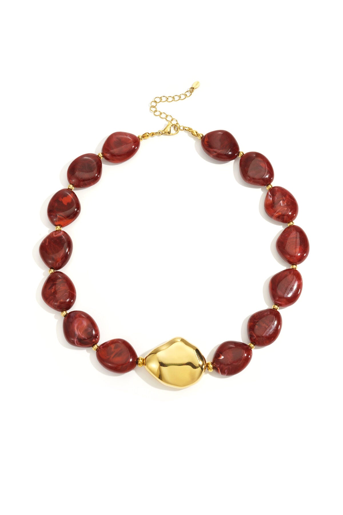 Collares de cuentas acrílicas para uso diario informal-19mm*23mm